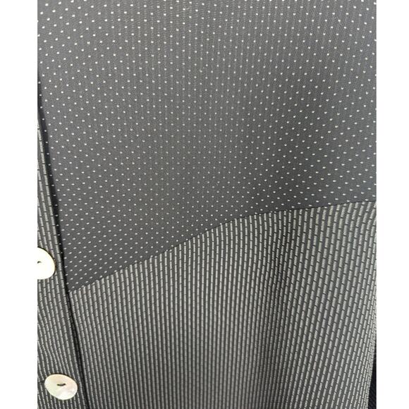 Emmelle Shirt Relaxed Blazer Mixed Print Black White Mother Pearl Buttons L / XL - Picture 7 of 10